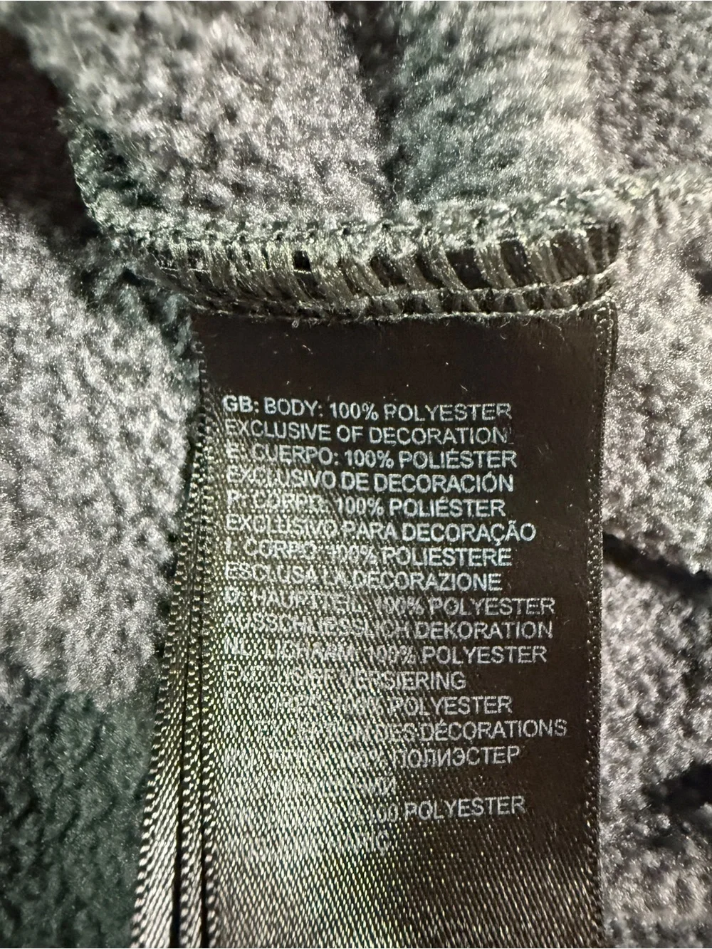 The North Face Charcoal Half-Zip Fleece Pullover